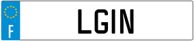 Truck License Plate