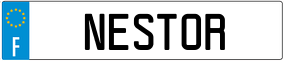 Truck License Plate