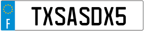 Truck License Plate