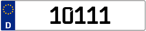 Truck License Plate
