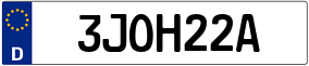 Truck License Plate