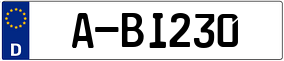 Truck License Plate