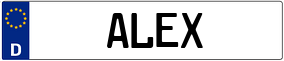 Truck License Plate