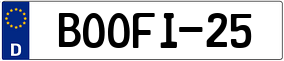 Truck License Plate