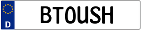 Truck License Plate