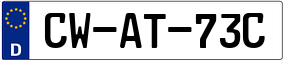 Truck License Plate