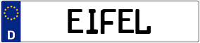Truck License Plate
