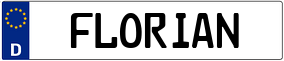 Truck License Plate