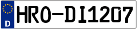 Truck License Plate