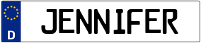 Truck License Plate