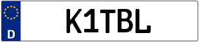 Truck License Plate