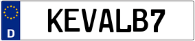 Truck License Plate