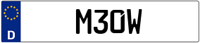 Truck License Plate