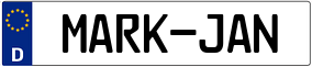 Truck License Plate
