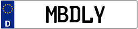 Truck License Plate