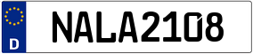 Truck License Plate