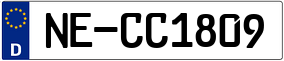 Truck License Plate