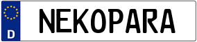 Truck License Plate