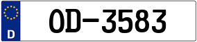 Truck License Plate
