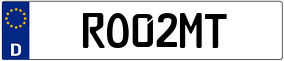 Truck License Plate