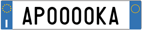 Truck License Plate