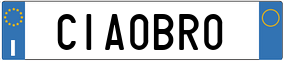 Truck License Plate