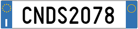 Truck License Plate