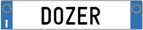 Truck License Plate