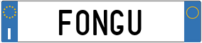 Truck License Plate