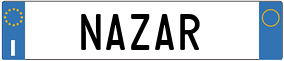 Truck License Plate