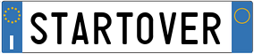 Truck License Plate