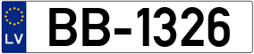 Truck License Plate