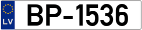 Truck License Plate