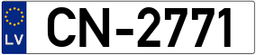 Truck License Plate