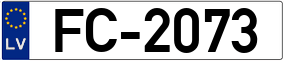 Truck License Plate