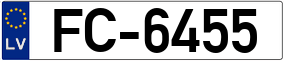 Truck License Plate