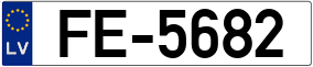 Truck License Plate