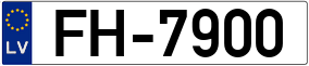 Truck License Plate