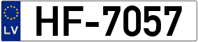 Truck License Plate