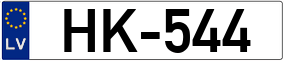 Truck License Plate