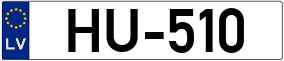 Truck License Plate