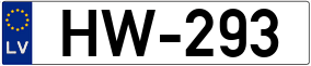Truck License Plate