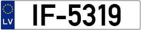 Truck License Plate
