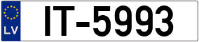 Truck License Plate