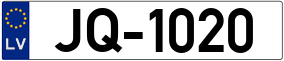 Truck License Plate