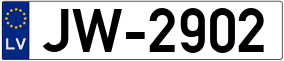 Truck License Plate