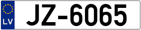 Truck License Plate