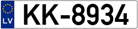 Truck License Plate