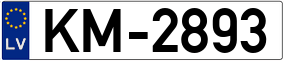 Truck License Plate