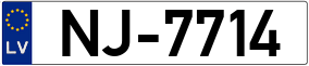 Truck License Plate